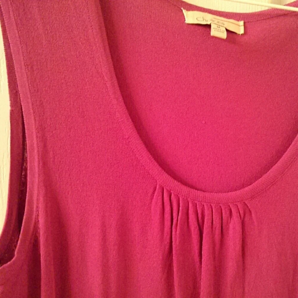 Choices sleeveless knit shell